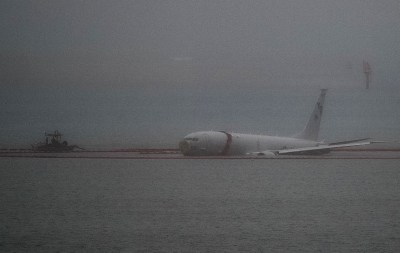 Navy Plane Lands In Kaneohe Bay After Overshooting Runway