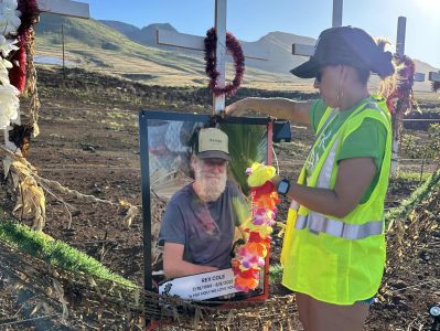 Caring For Lahaina’s Roadside Memorial Is An Act Of Love For Volunteers