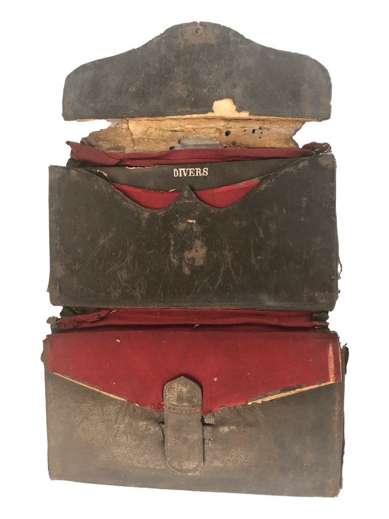 Old wallet belonging to H. Behre.