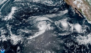 Tropical Storm Hone Forms In The Pacific, Trailed By Hurricane Gilma