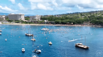 WATCH: Lahaina Paddle Out, One Year After The Maui Fires