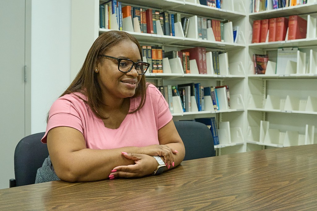 Dr. Sasha Breland is the new Deputy Medical Examiner for the county of Honolulu. She arrived and is settling in to her new role at the Iwilei Street Medical Examiners location where she was photographed on October 3rd, 2024 (David Croxford/Civil Beat/2024)