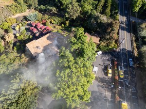 Kula Lodge On Maui Damaged In Early Morning Fire