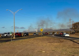 Maui Officials Sound Emergency Sirens And Evacuate Residents As Wildfire Threatens North Shore Town