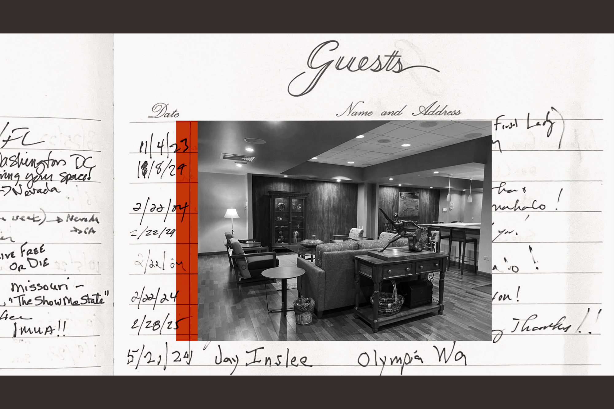 Governor’s VIP Airport Lounge: See Inside The Guest Book